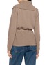 Back View - Click To Enlarge - MONCLER - Padded Zip Up Knit Jacket
