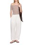 Figure View - Click To Enlarge - EDITION - Striped Off Shoulder Knitted Top