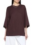 EDITION Oversized T-shirt & Necklace Set
