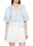 EDITION Floral Embroidered Top