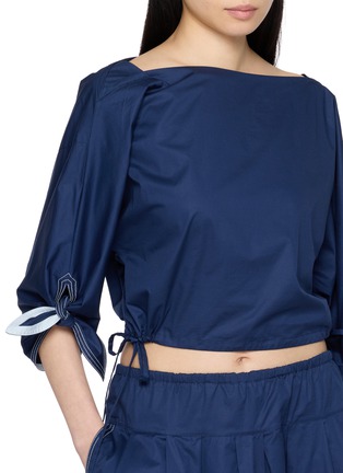  - EDITION - Boat Neck Off Shoulder Blouse
