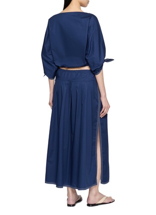 Back View - Click To Enlarge - EDITION - Boat Neck Off Shoulder Blouse