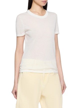 Detail View - Click To Enlarge - EDITION - Layered Knitted T-shirt