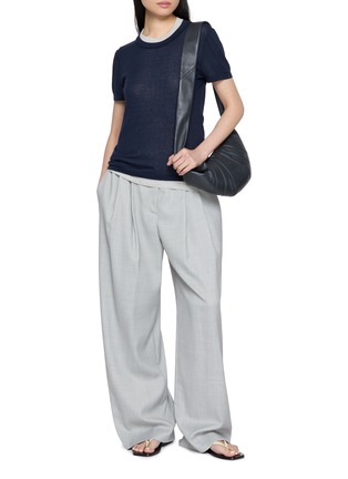 Figure View - Click To Enlarge - EDITION - Layered Knitted T-shirt