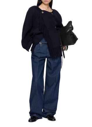 Figure View - Click To Enlarge - CARVEN - Orchid Foldover Keyring Jeans