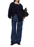 Figure View - Click To Enlarge - CARVEN - Orchid Foldover Keyring Jeans