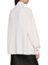 Back View - Click To Enlarge - CARVEN - Fringed High Neck Jumper