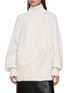 CARVEN Fringed High Neck Jumper