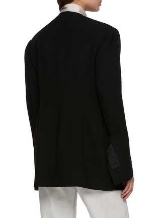 Back View - Click To Enlarge - CARVEN - Deconstructed Long Sleeve Jacket