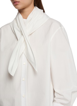  - CARVEN - Scarf Collar Shirt