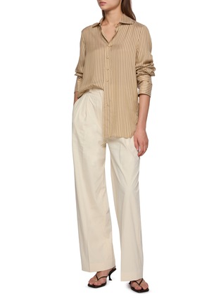 Figure View - Click To Enlarge - CARVEN - Striped Long Shirt