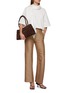 Figure View - Click To Enlarge - CARVEN - Scarf Collar T-shirt