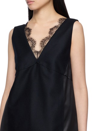  - CARVEN - Sleeveless Lace Lingerie Top