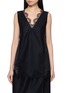 CARVEN Sleeveless Lace Lingerie Top