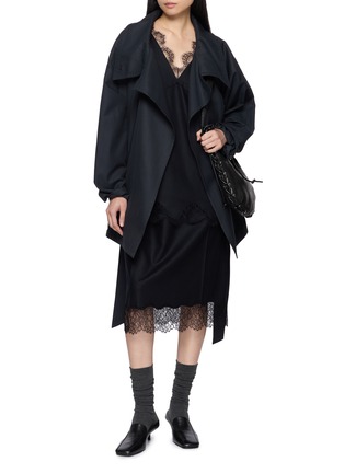 Figure View - Click To Enlarge - CARVEN - Sleeveless Lace Lingerie Top