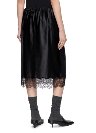 Back View - Click To Enlarge - CARVEN - Midi Lingerie Skirt