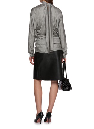 Figure View - Click To Enlarge - CARVEN - Kimono Tie Back Top
