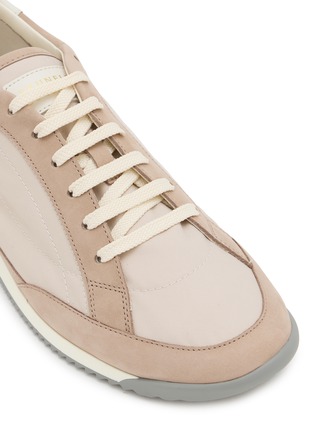 Detail View - Click To Enlarge - BRUNELLO CUCINELLI - Nylon Leather Men's Sneakers