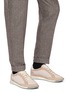 Figure View - Click To Enlarge - BRUNELLO CUCINELLI - Nylon Leather Men's Sneakers