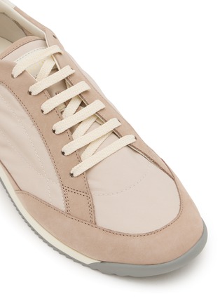 Detail View - Click To Enlarge - BRUNELLO CUCINELLI - Nylon Leather Men's Sneakers