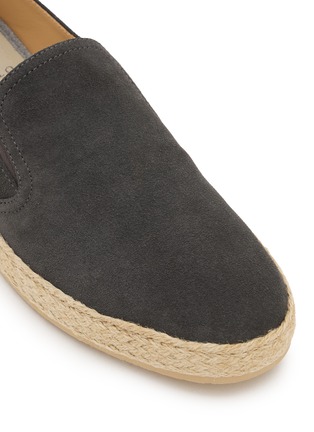 Detail View - Click To Enlarge - BRUNELLO CUCINELLI - Suede Slip-on Espadrilles