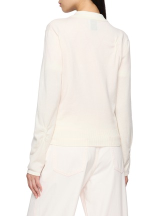 Back View - Click To Enlarge - BARRIE - Twisted Knit Cardigan