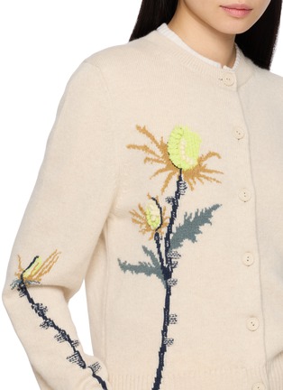 - BARRIE - Thistle Cashmere Knit Cardigan