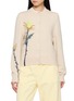 Main View - Click To Enlarge - BARRIE - Thistle Cashmere Knit Cardigan