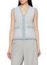 BARRIE Zip Up Crochet Vest