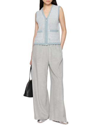 Figure View - Click To Enlarge - BARRIE - Zip Up Crochet Vest
