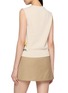 Back View - Click To Enlarge - BARRIE - Floral Motif Cashmere Vest