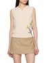 BARRIE Floral Motif Cashmere Vest
