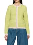 Main View - Click To Enlarge - BARRIE - Zip Up Crochet Cardigan