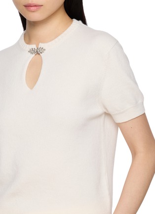  - BARRIE - Strass Embellished Knit Top