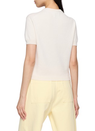 Back View - Click To Enlarge - BARRIE - Strass Embellished Knit Top