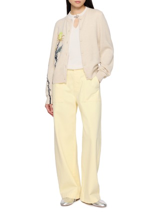 Figure View - Click To Enlarge - BARRIE - Strass Embellished Knit Top