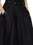  - SACAI - Belted Pleated Midi Skirt