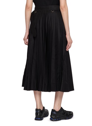Back View - Click To Enlarge - SACAI - Belted Pleated Midi Skirt
