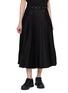 SACAI Belted Pleated Midi Skirt