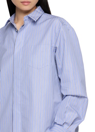  - SACAI - Striped Poplin Shirt