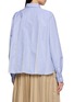 Back View - Click To Enlarge - SACAI - Striped Poplin Shirt