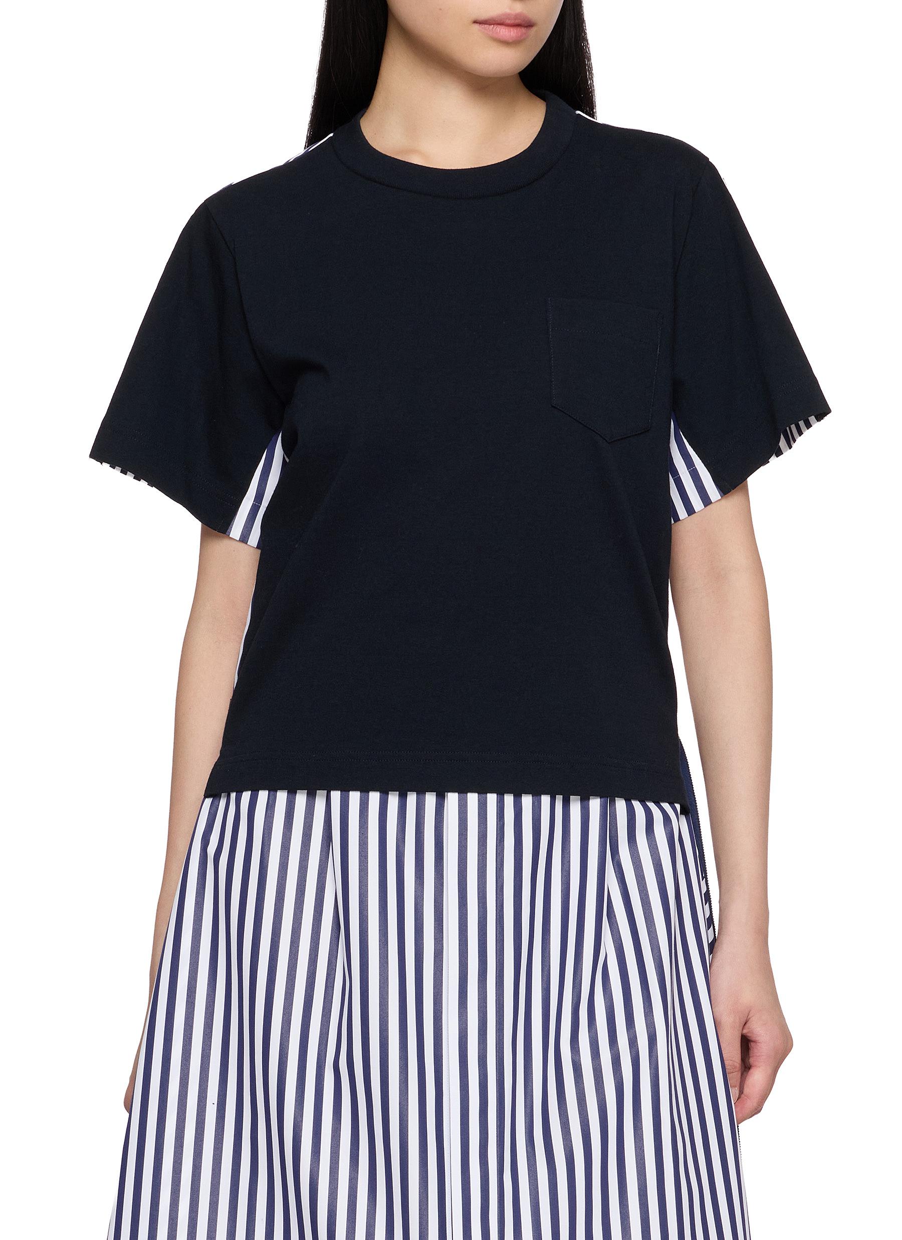 sacai　スタープリントワンピース SACAI | Hybrid Stripe Back Midi Dress | Women | Lane Crawford