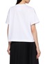 Back View - Click To Enlarge - SACAI - Embroidered Pocket Snap Button Side Slit T-Shirt