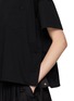  - SACAI - Embroidered Pocket Snap Button Side Slit T-Shirt