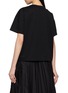 Back View - Click To Enlarge - SACAI - Embroidered Pocket Snap Button Side Slit T-Shirt
