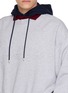  - BALENCIAGA - Layered Hooded Crewneck Sweater