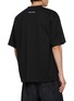 Back View - Click To Enlarge - BALENCIAGA - Logo Print Crewneck T-shirt