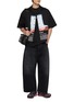 Figure View - Click To Enlarge - BALENCIAGA - Graphic Print Bowling Shirt