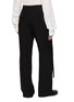 Back View - Click To Enlarge - ANN DEMEULEMEESTER - Anneke Grosgrain Trim Tailored Trousers