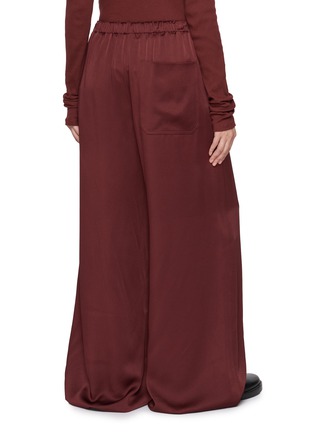 Back View - Click To Enlarge - ANN DEMEULEMEESTER - Nevi Drawstring Wide Leg Lounge Pants